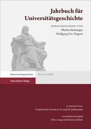 Jahrbuch für Universitätsgeschichte 21 (2018) Image 1