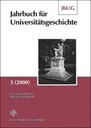 Jahrbuch für Universitätsgeschichte 3 (2000) Image 1